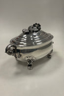 Georg Jensen Sterling Sølv Terrin på fødder No. 337 B