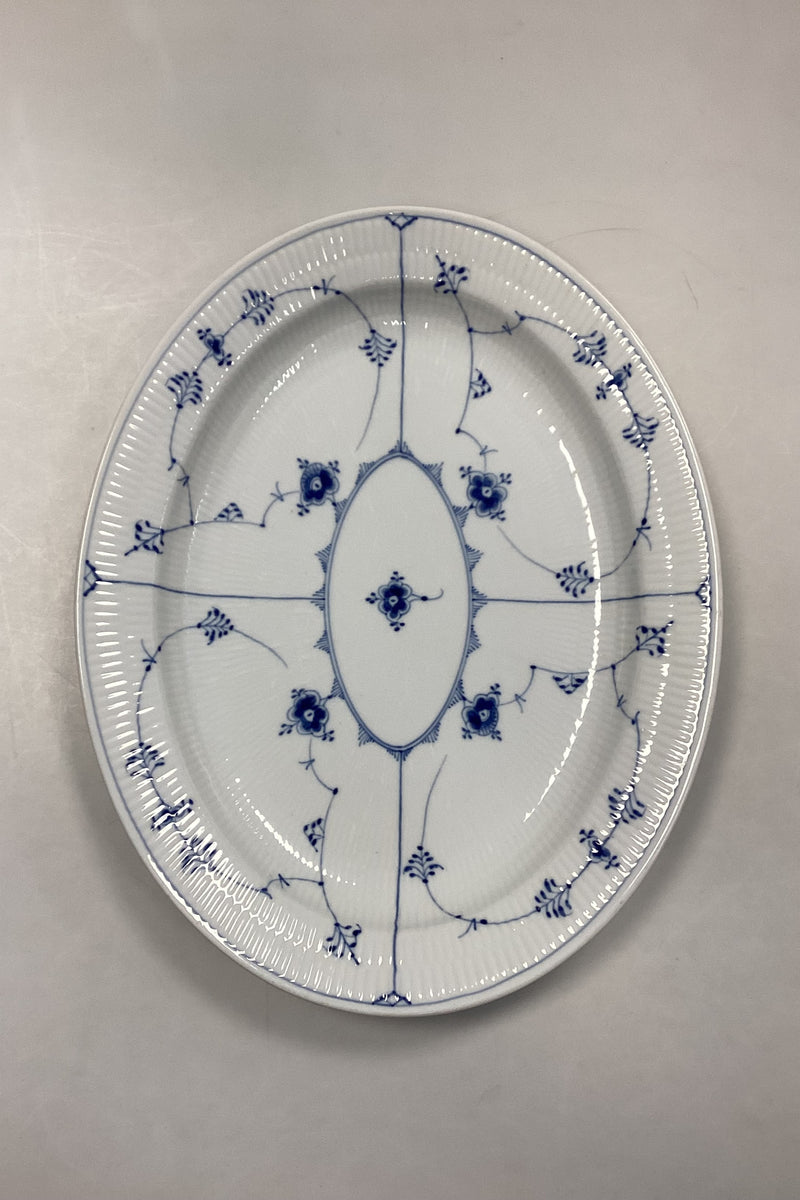 Royal Copenhagen Musselmalet Riflet Fad No. 100