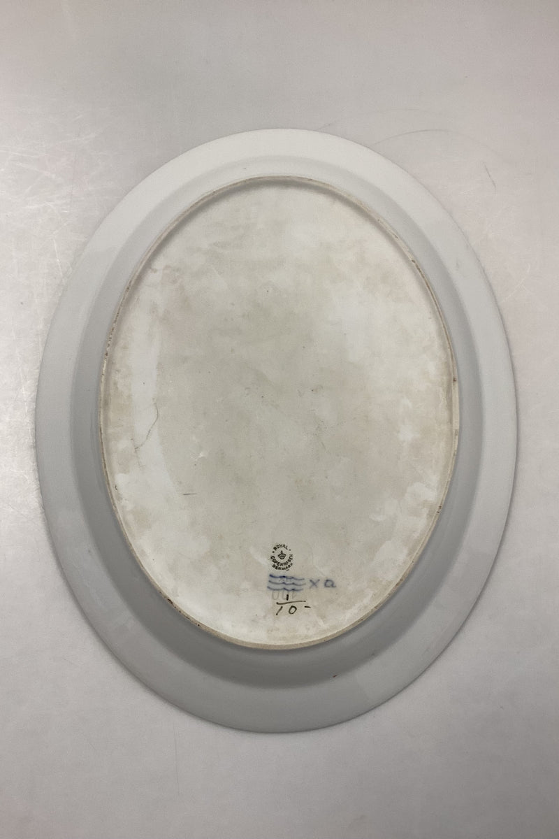 Royal Copenhagen Musselmalet Riflet Fad No. 100