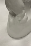 Royal Copenhagen Art Nouveau Krystal Glasur Vase med two isbjørne af Valdemar Engelhardt H80