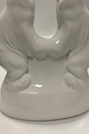 Royal Copenhagen Art Nouveau Krystal Glasur Vase med two isbjørne af Valdemar Engelhardt H80