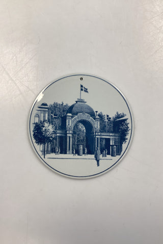 Royal Copenhagen Platte med Tivoli No. 7/1665