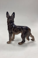 Dahl Jensen Figur af Stor Schæferhund No. 1087