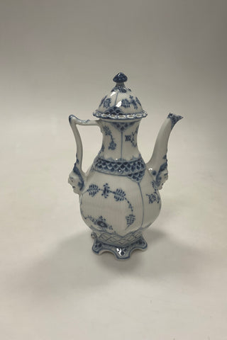 Royal Copenhagen Musselmalet Helblonde Lille sekskantet kaffekande No 1030