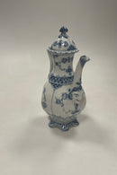 Royal Copenhagen Musselmalet Helblonde Lille sekskantet kaffekande No 1030