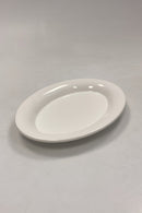 Royal Copenhagen Ursula oval Tallerken i Hvid No. 085