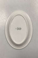 Royal Copenhagen Ursula oval Tallerken i Hvid No. 085