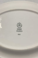 Royal Copenhagen Ursula oval Tallerken i Hvid No. 085