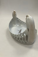 Royal Copenhagen Art Nouveau Bowl with Heron No. 1846
