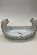 Royal Copenhagen Art Nouveau Bowl with Heron No. 1846