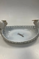 Royal Copenhagen Art Nouveau Bowl with Heron No. 1846