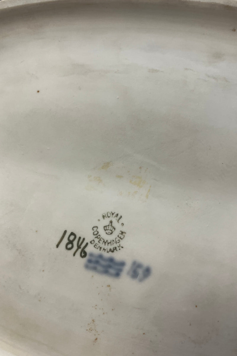 Royal Copenhagen Art Nouveau Bowl with Heron No. 1846