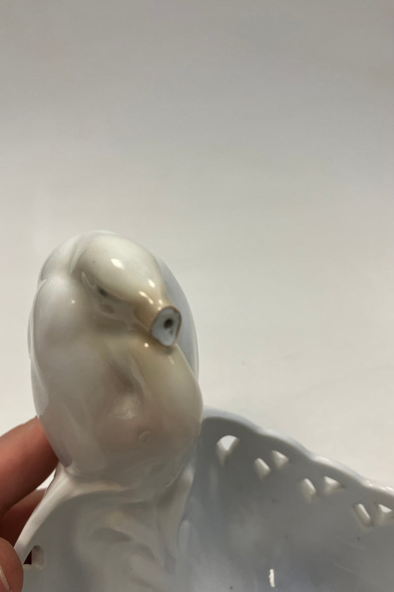 Royal Copenhagen Art Nouveau Bowl with Heron No. 1846