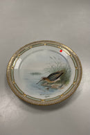 Royal Copenhagen Flora Danica/Fauna Danica Jagtstel Frokost tallerken No 240/3550