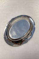 Hugo Grün Oval Sølvplet Bakke