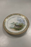 Royal Copenhagen Flora Danica/Fauna Danica Jagtstel Frokost tallerken No 240/3550