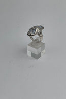 Georg Jensen Sterling Sølv Ring No. 18 m Chalcedon sten