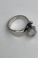 Georg Jensen Sterling Sølv Ring med Månesten af Torun No. 152