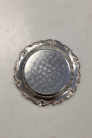 Sæt på 6 Dansk ATLA Sølvplet Coaster