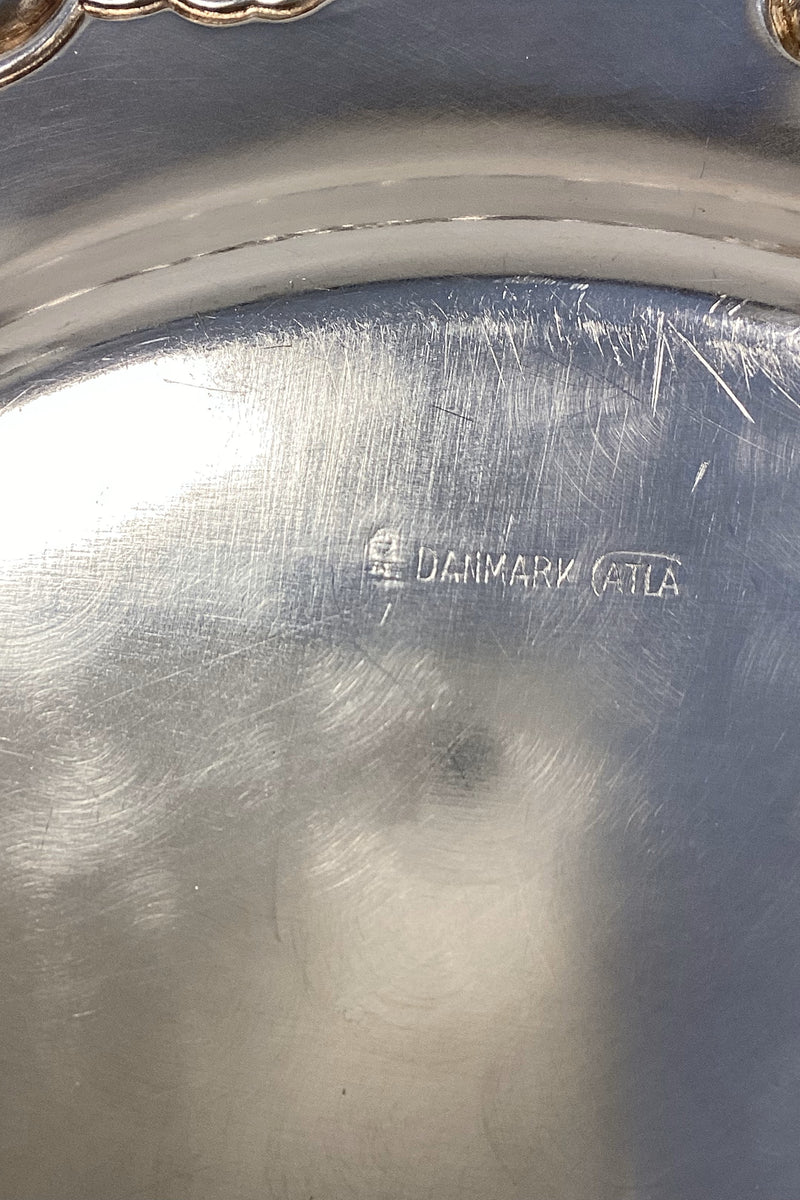 Dansk ATLA Sølvplet Flaske Bakke