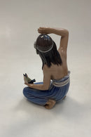 Dahl Jensen Figur Hawaiipige med Fugl No. 1268