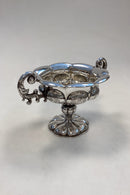 Flot gammel Sølv Empire Skål med håndtag