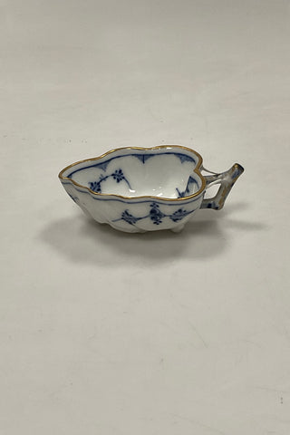 Royal Copenhagen Musselmalet Riflet Assiet med Guld No. 150