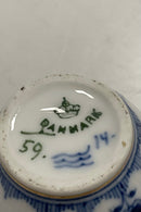 Royal Copenhagen Musselmalet Riflet med guld Flødekande No 59