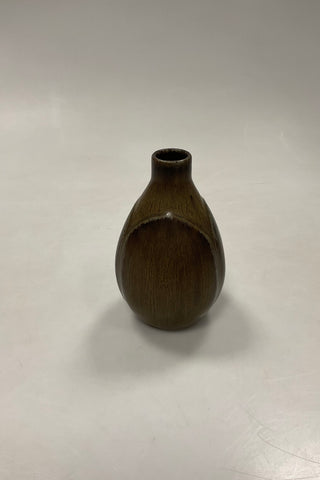 Saxbo vase af Eva Stæhr Nielsen i harepels glasur No. 195