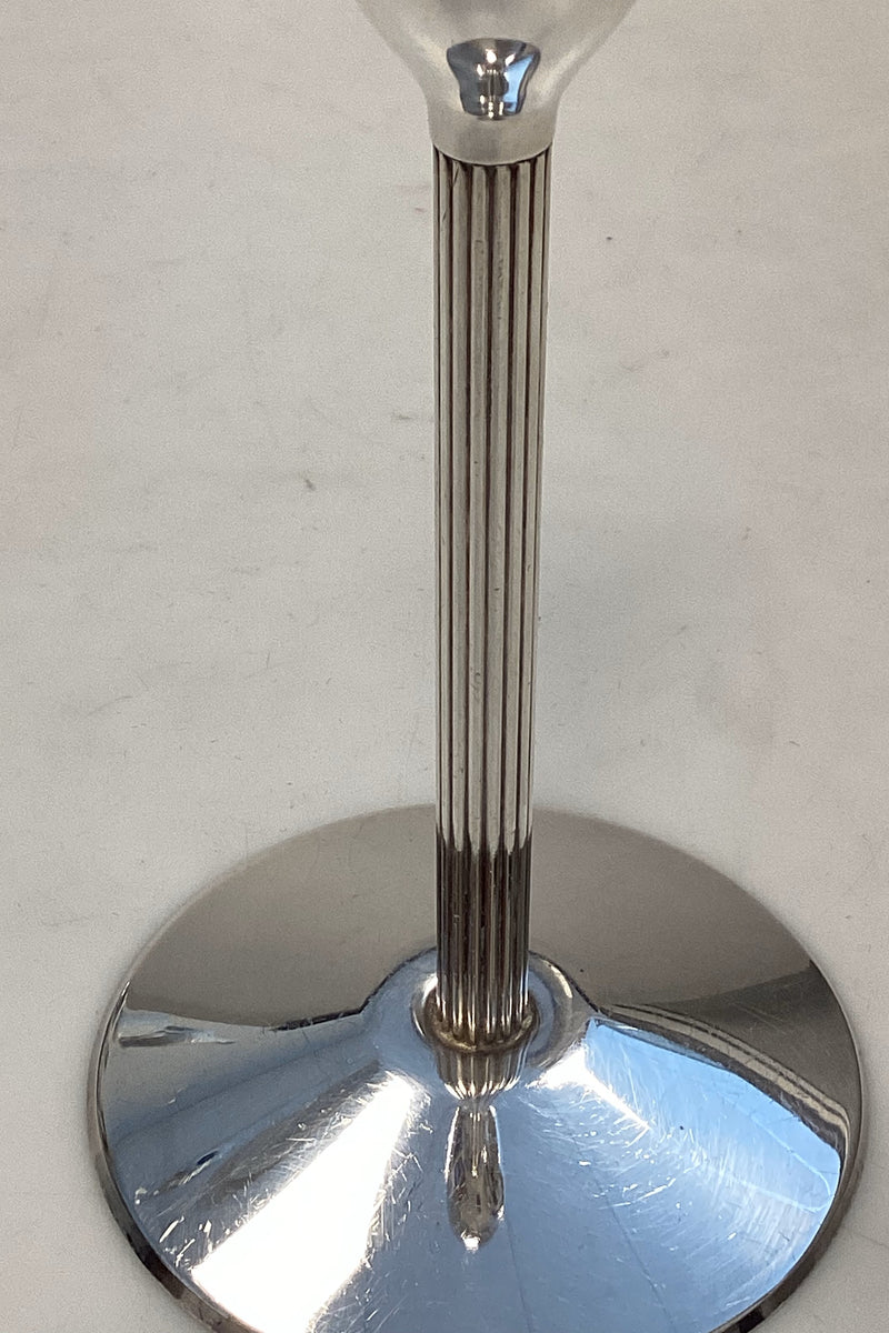 Par Moderne Sølvplet Lysestager