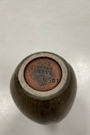 Saxbo vase af Eva Stæhr Nielsen i harepels glasur No. 195