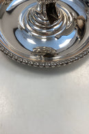 Lysestage i sølvplet