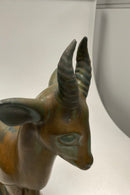 Axel Salto Stentøjsfigur af Hjort fra Carl Haliers værksted Ikke Royal Copenhagen