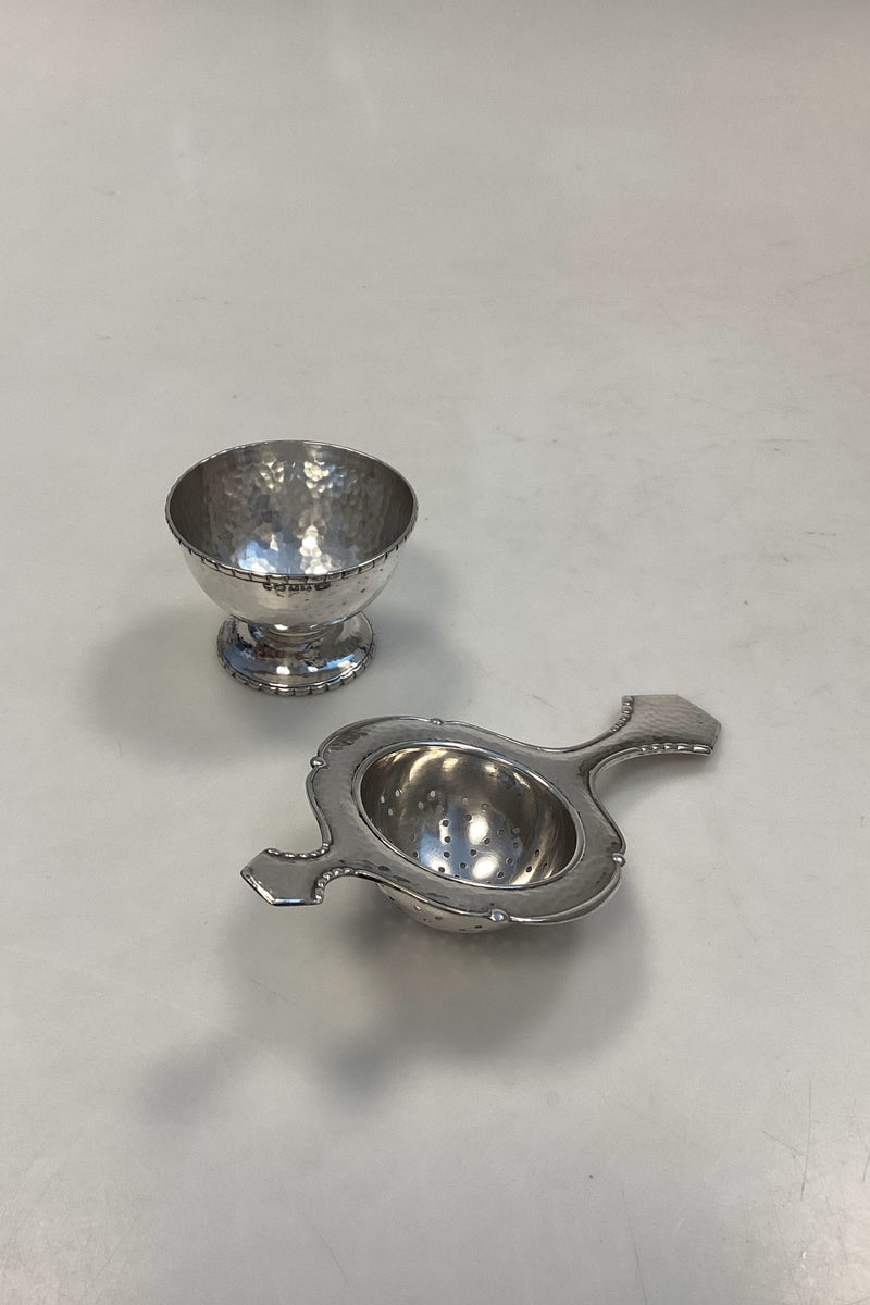 ABSA Tesi med holder i sølvplet