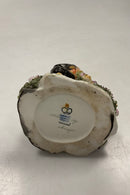 Royal Copenhagen Overglasur figur af Amager Blomster Pige No. 12412