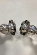 Cohr ATLA Sølvplet Lysestager, et par