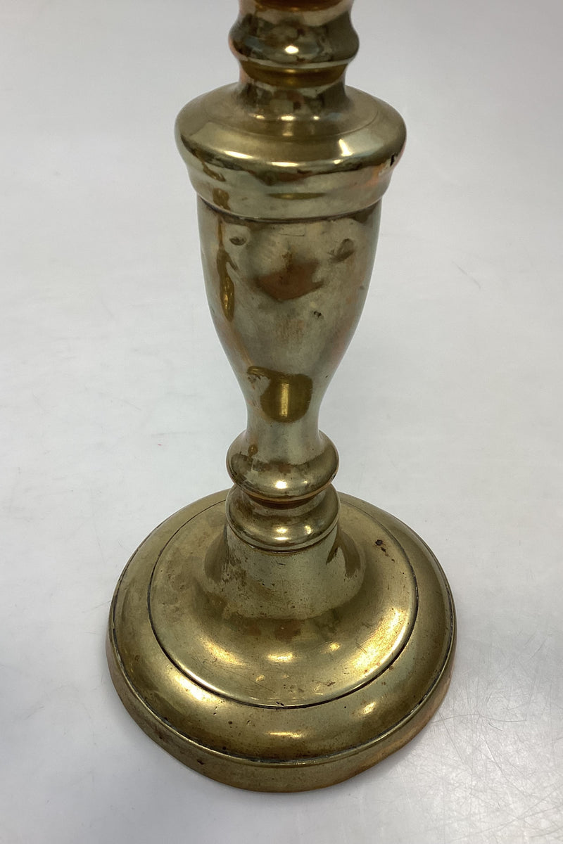 Antikke høje Lysestager i Messing