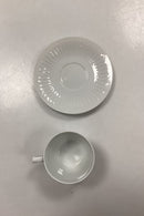Bing og Grøndahl Ballerina Hvid Kaffekop og Underkop No. 072/305