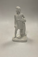Bing og Grøndahl Bisque / Bisquit Thorvaldsen Figur af En Stående Dreng No. 46