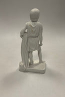 Bing og Grøndahl Bisque / Bisquit Thorvaldsen Figur af En Stående Dreng No. 46