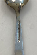 Volmer Bahner Sterling Sølv Sæt med Saltkar, Ske og Saltbøsse Hvid emalje