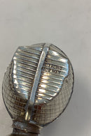 Norsk Sterling Sølv Salt & Peber Sæt rød og blå emalje fisk