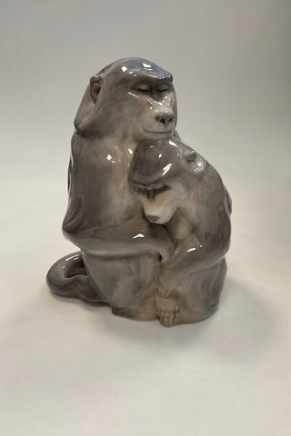 Royal Copenhagen Abe med unge No. 1201