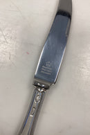 Cohr Sølv / Stål Dobbeltriflet Rejsekniv