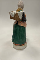 Royal Copenhagen Overglasur Figur Skovshoved Fiskepar No. 12172
