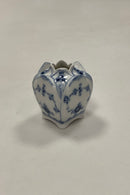 Royal Copenhagen Musselmalet Riflet Bordkortholder og Vase No. 495