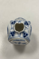 Royal Copenhagen Musselmalet Riflet Bordkortholder og Vase No. 495