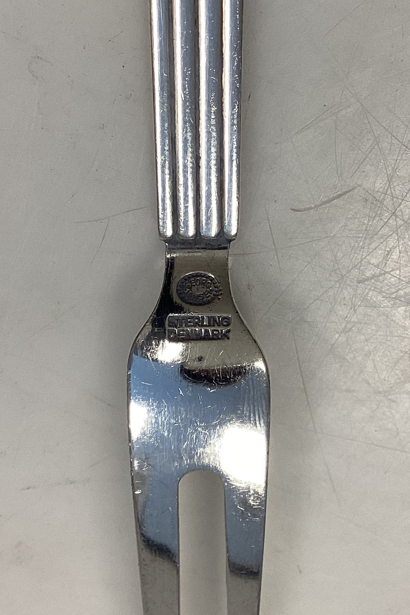 Georg Jensen Sterling Sølv Bernadotte Pålægsgaffel No. 144