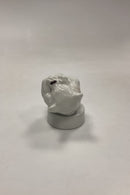 Royal Copenhagen Figur af Isbjørn på sokkel No. 334