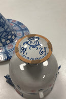 Bjørn Wiinblad Kvindehoved Vase med Hat som Låg No. V13